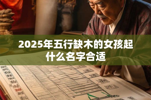 2025年五行缺木的女孩起什么名字合适