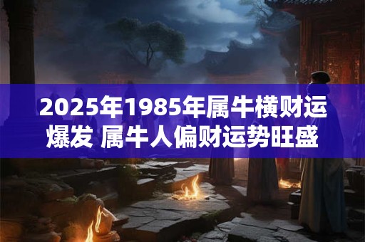 2025年1985年属牛横财运爆发 属牛人偏财运势旺盛吗