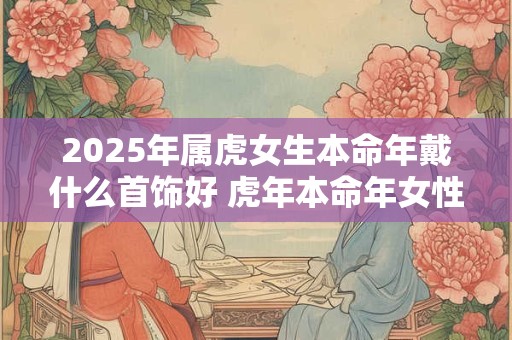 2025年属虎女生本命年戴什么首饰好 虎年本命年女性佩戴什么好