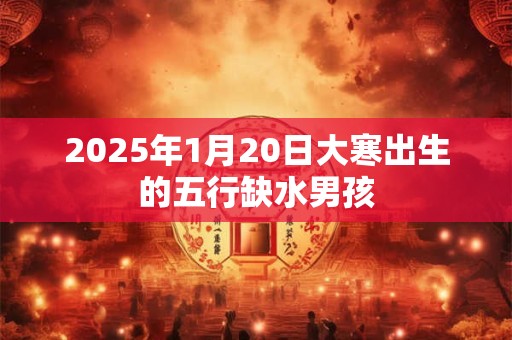 2026年1月20日大寒出生的五行缺水男孩