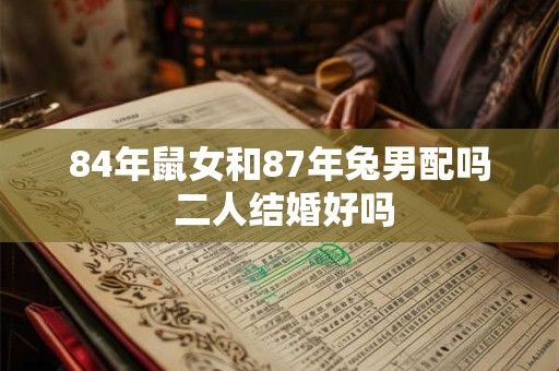 84年鼠女和87年兔男配吗 二人结婚好吗