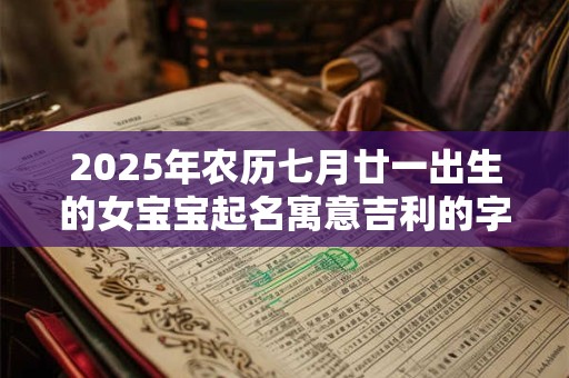 2025年农历七月廿一出生的女宝宝起名寓意吉利的字 2025年农历七月廿一出生的女宝宝起名寓意吉利的字