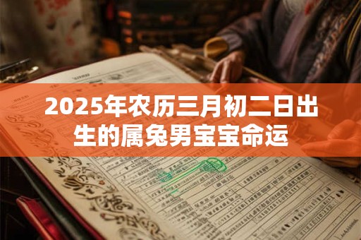 2025年农历三月初二日出生的属兔男宝宝命运