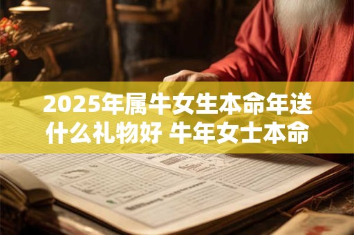 2025年属牛女生本命年送什么礼物好 牛年女士本命年送什么合适