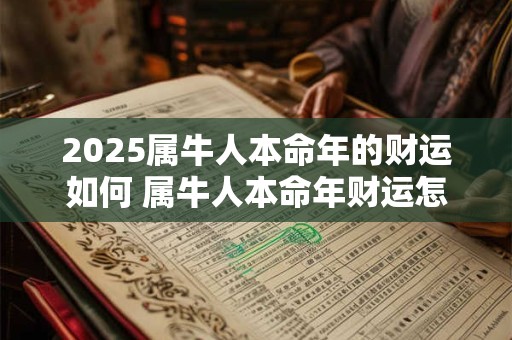 2025属牛人本命年的财运如何 属牛人本命年财运怎么样