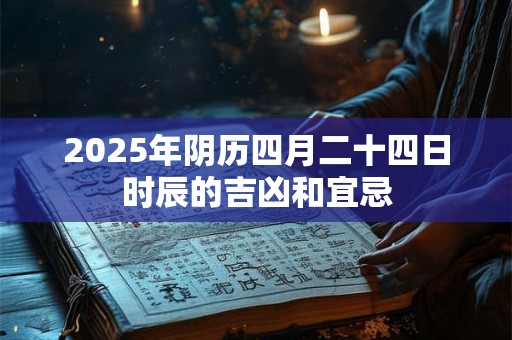 2026年阴历四月二十四日时辰的吉凶和宜忌