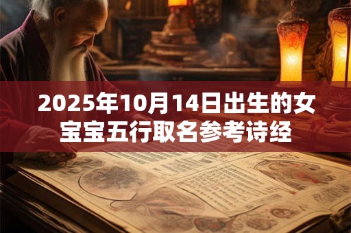 2025年10月14日出生的女宝宝五行取名参考诗经