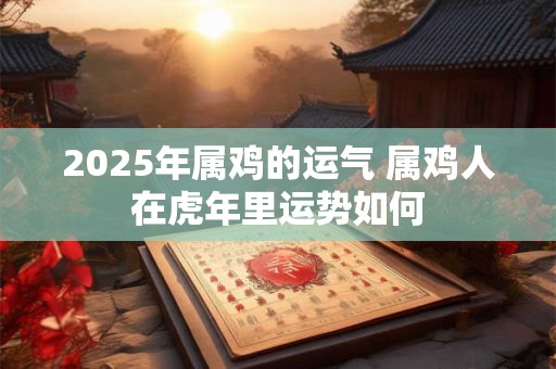 2025年属鸡的运气 属鸡人在虎年里运势如何