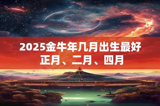 2025金牛年几月出生最好 正月、二月、四月