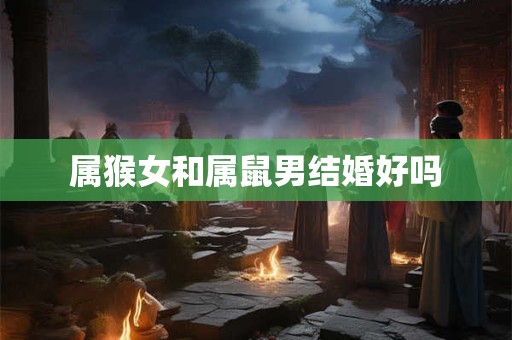 属猴女和属鼠男结婚好吗