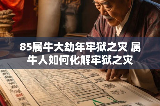85属牛大劫年牢狱之灾 属牛人如何化解牢狱之灾