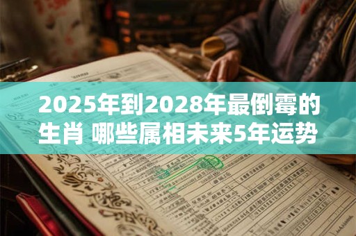 2025年到2028年最倒霉的生肖 哪些属相未来5年运势很糟糕