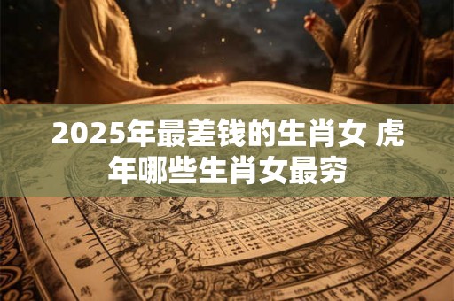 2025年最差钱的生肖女 虎年哪些生肖女最穷