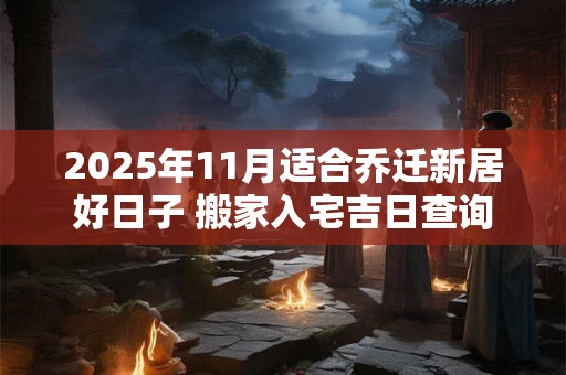 2026年11月适合乔迁新居好日子 搬家入宅吉日查询
