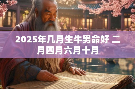 2025年几月生牛男命好 二月四月六月十月