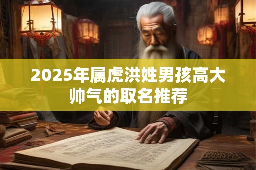 2025年属虎洪姓男孩高大帅气的取名推荐