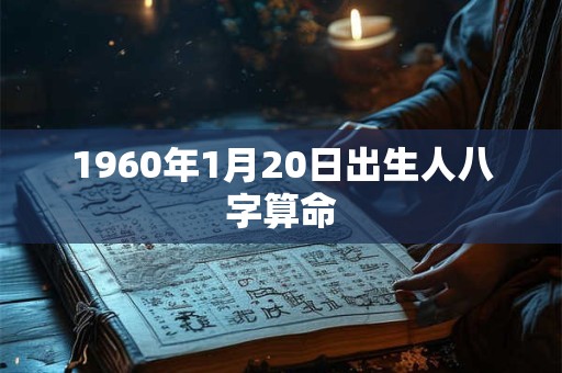 1960年1月20日出生人八字算命