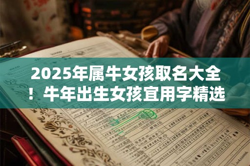 2025年属牛女孩取名大全!牛年出生女孩宜用字精选! 2025年属牛女孩取名大全!牛年出生女孩宜用字精选!
