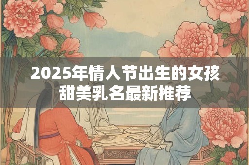2025年情人节出生的女孩甜美乳名最新推荐