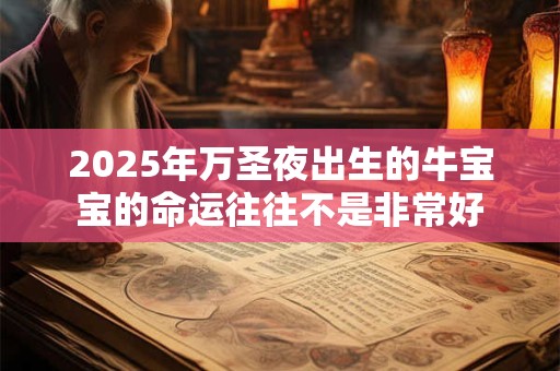 2025年万圣夜出生的牛宝宝的命运往往不是非常好 2025年万圣夜出生的牛宝宝的命运往往不是非常好