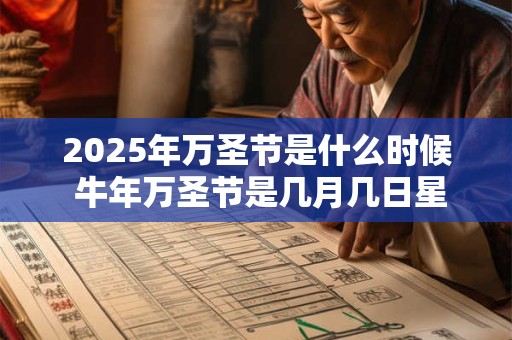 2025年万圣节是什么时候 牛年万圣节是几月几日星期几