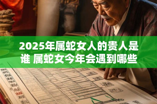 2025年属蛇女人的贵人是谁 属蛇女今年会遇到哪些贵人