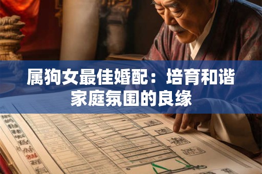 属狗女最佳婚配:培育和谐家庭氛围的良缘 属狗女最佳婚配:培育和谐家庭氛围的良缘