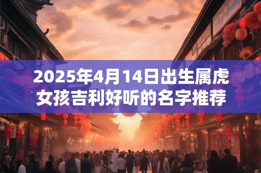 2026年4月14日出生属虎女孩吉利好听的名字推荐