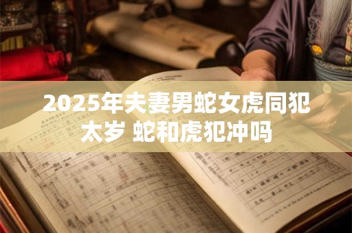 2025年夫妻男蛇女虎同犯太岁 蛇和虎犯冲吗