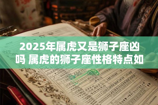 2025年属虎又是狮子座凶吗 属虎的狮子座性格特点如何