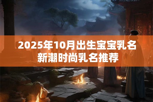 2025年10月出生宝宝乳名 新潮时尚乳名推荐