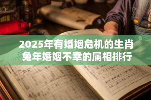 2025年有婚姻危机的生肖 兔年婚姻不幸的属相排行