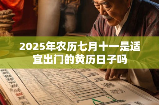 2025年农历七月十一是适宜出门的黄历日子吗