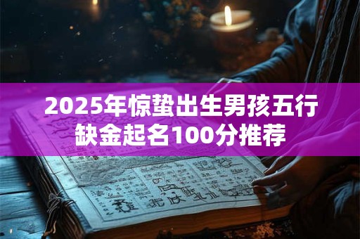 2025年惊蛰出生男孩五行缺金起名100分推荐