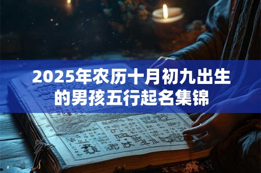 2025年农历十月初九出生的男孩五行起名集锦