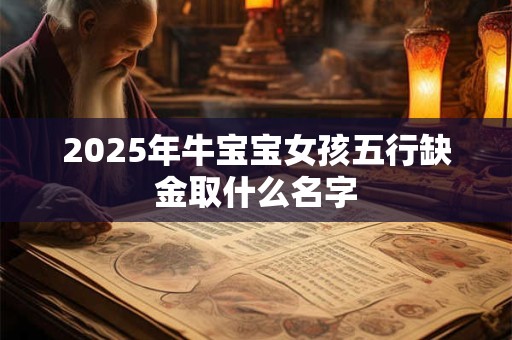 2025年牛宝宝女孩五行缺金取什么名字