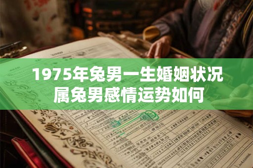 1975年兔男一生婚姻状况 属兔男感情运势如何