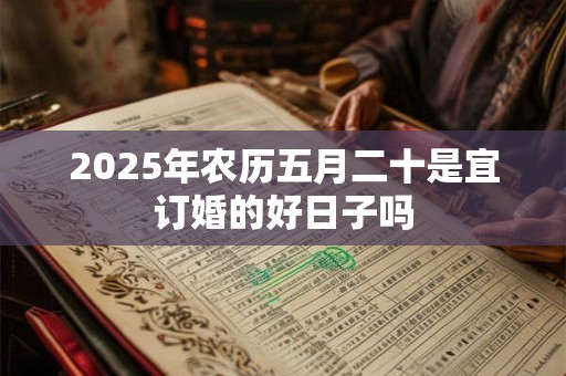 2025年农历五月二十是宜订婚的好日子吗