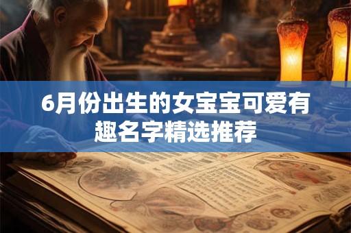 6月份出生的女宝宝可爱有趣名字精选推荐