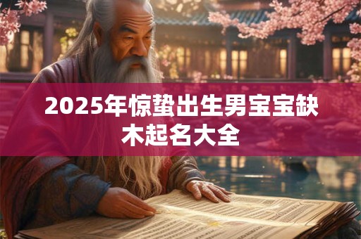 2025年惊蛰出生男宝宝缺木起名大全