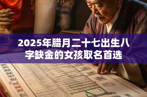 2025年腊月二十七出生八字缺金的女孩取名首选
