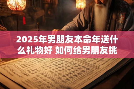2025年男朋友本命年送什么礼物好 如何给男朋友挑选本命年礼物