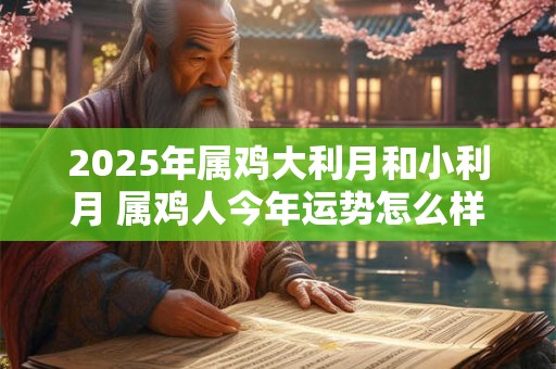 2025年属鸡大利月和小利月 属鸡人今年运势怎么样