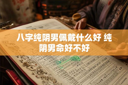 八字纯阴男佩戴什么好 纯阴男命好不好