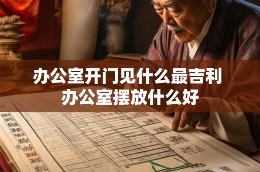 办公室开门见什么最吉利 办公室摆放什么好