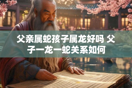 父亲属蛇孩子属龙好吗 父子一龙一蛇关系如何