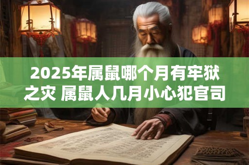 2025年属鼠哪个月有牢狱之灾 属鼠人几月小心犯官司