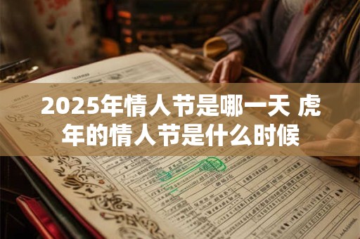 2025年情人节是哪一天 虎年的情人节是什么时候