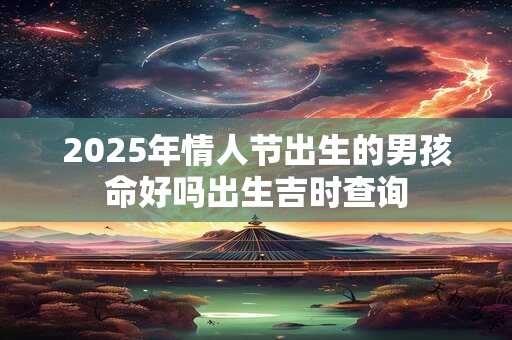 2025年情人节出生的男孩命好吗出生吉时查询