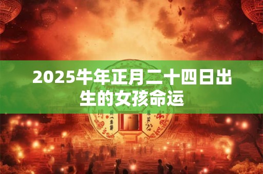 2025牛年正月二十四日出生的女孩命运